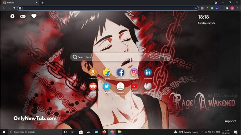 Eren Yeager Wallpaper New Tab Theme